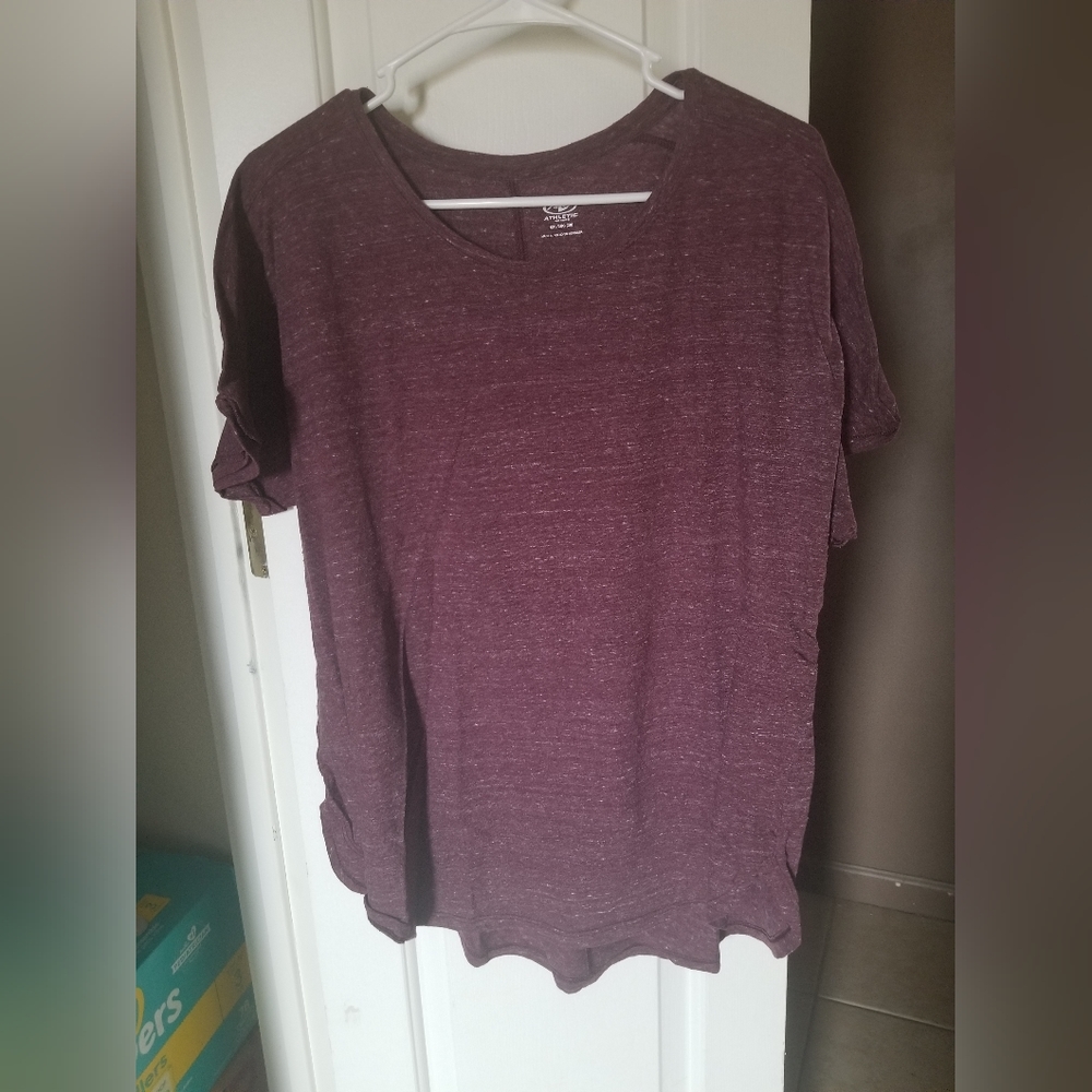 Athletic purple shirt